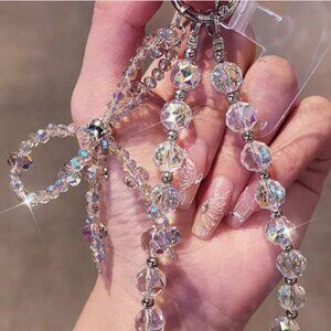 Premium Crystal Phone Lanyard  NWT